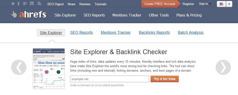 Ahrefs Tool