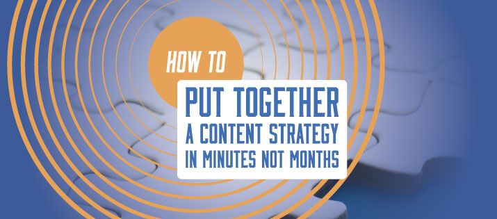 How to Create a Content Strategy in Minutes not Months